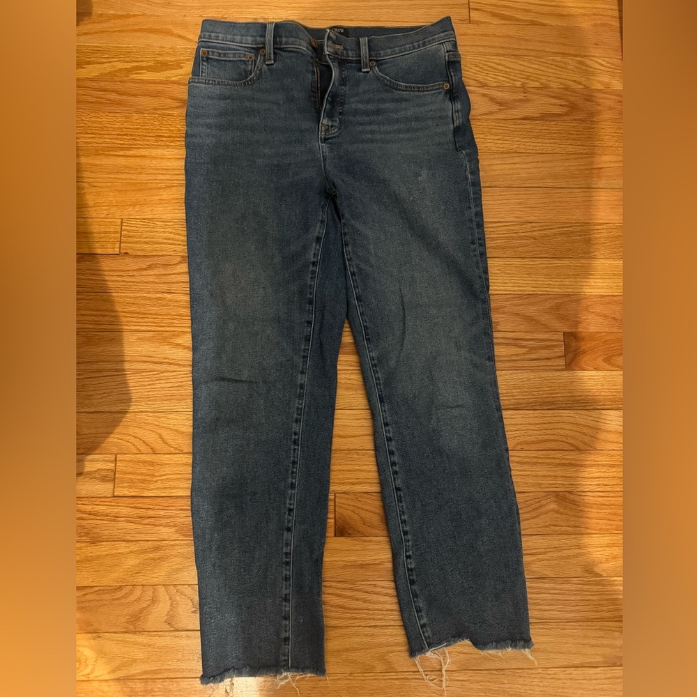 J Crew Essential Straight jeans